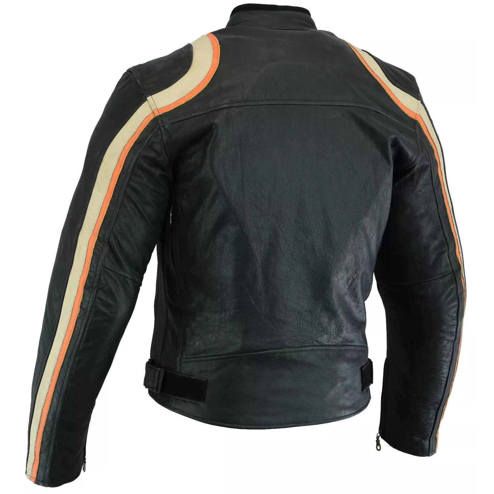 Motorcycle Retro Vintage Cafe Racer CE Leather Jacket