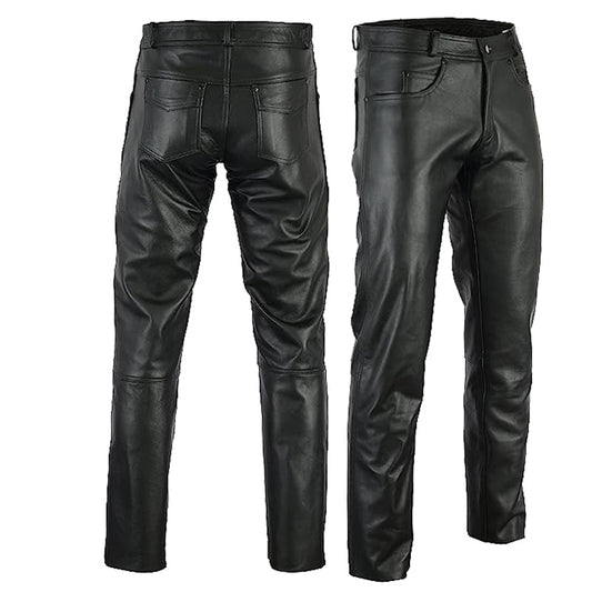 New Ladies Soft Leather Rock and Roll Motorcycle Comfort Leather Jeans Trousers made from Premium Leather for Comfort Fit