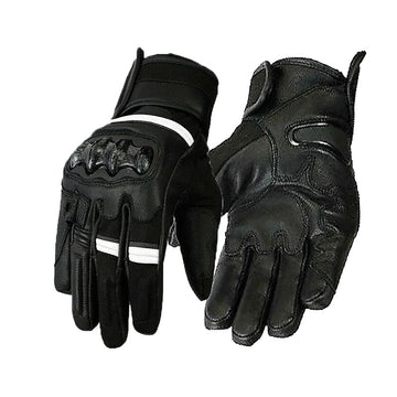 Bikers Gear Australia Vega Motorcycle Sports Gloves White