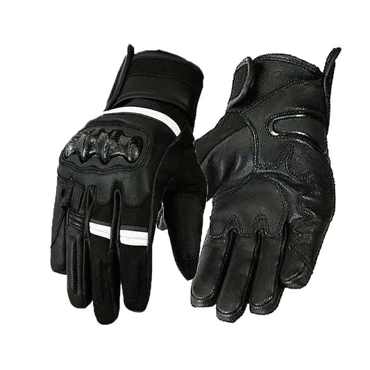 Bikers Gear Australia Vega Motorcycle Sports Gloves White