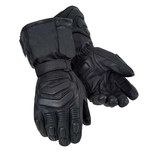 Bikers Gear Australia Trekker Waterproof Winter Leather Motorcycle Gloves