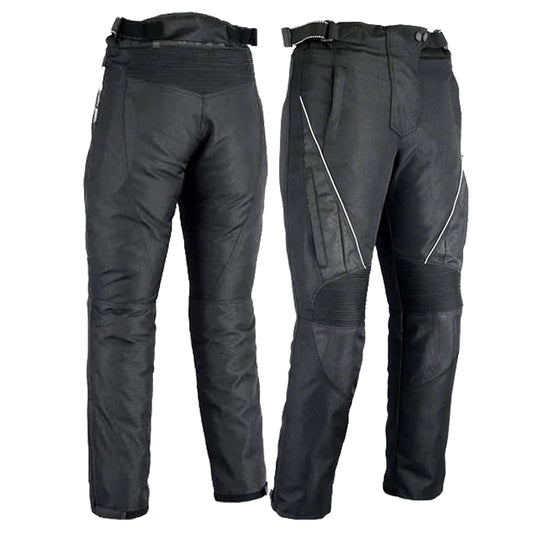 Womens Motorcycle Jazz Waterproof Cordura Trouser Black