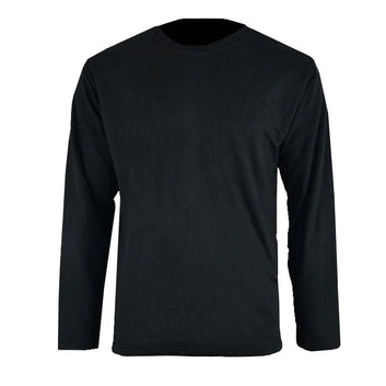 Mens Motorcycle Apex Long Sleeve Lined with Kevlar T-Shirt Black