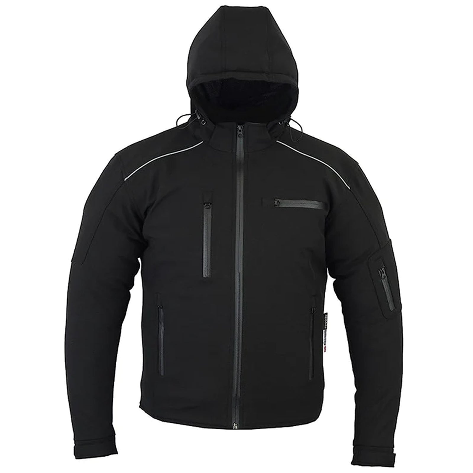The Apex Soft Shell Motorcycle Lined with Kevlar Hoodie