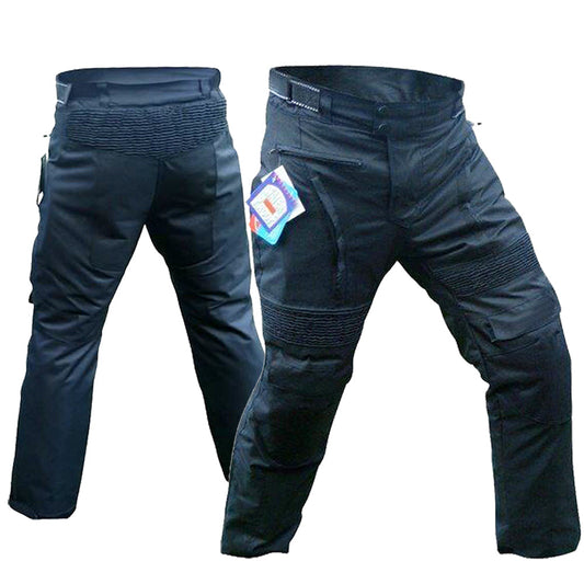 Motorcycle Ultra Waterproof Cordura Motorbike Trousers Black