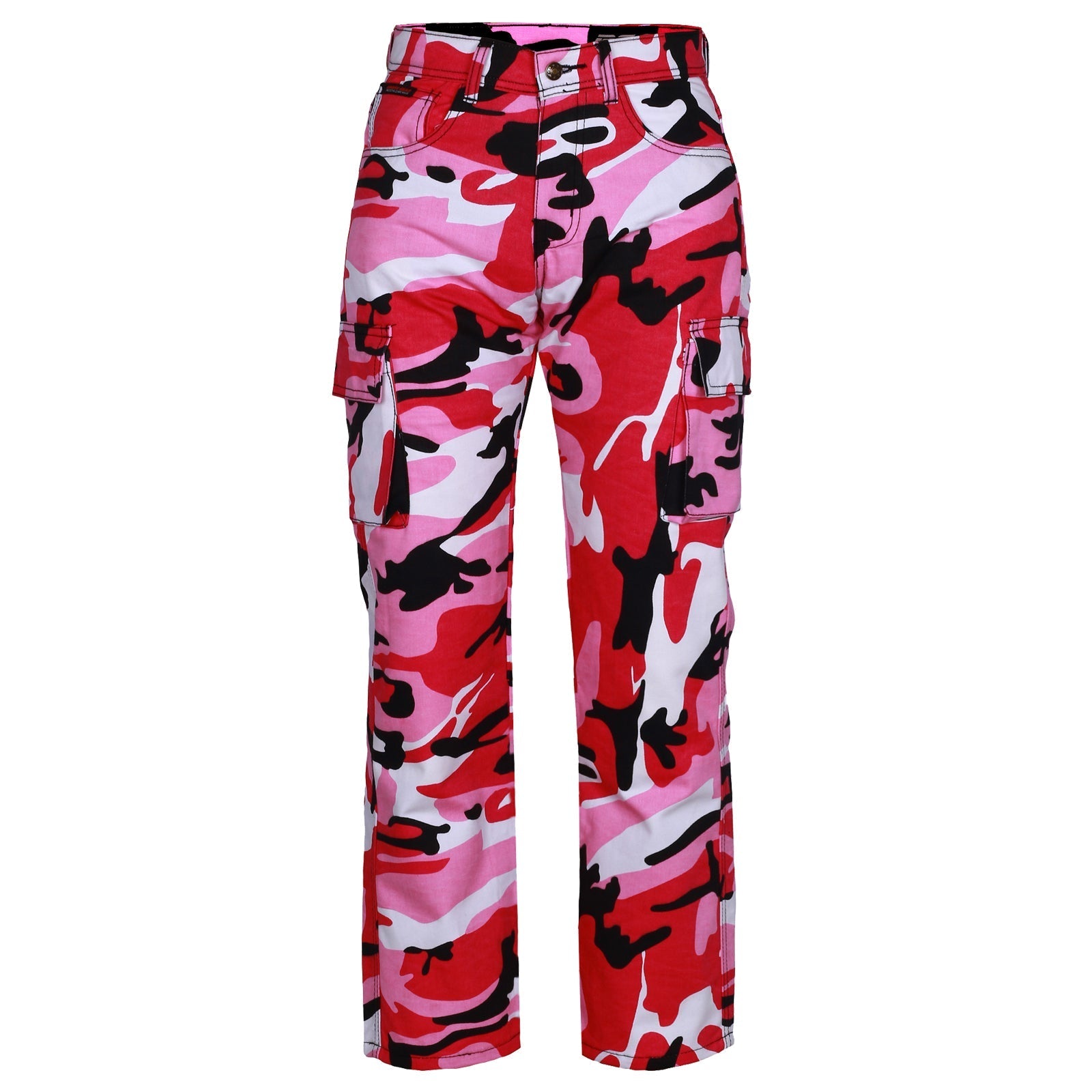Robin Women Motorcycle Lined with Kevlar Cargo Pants Pink