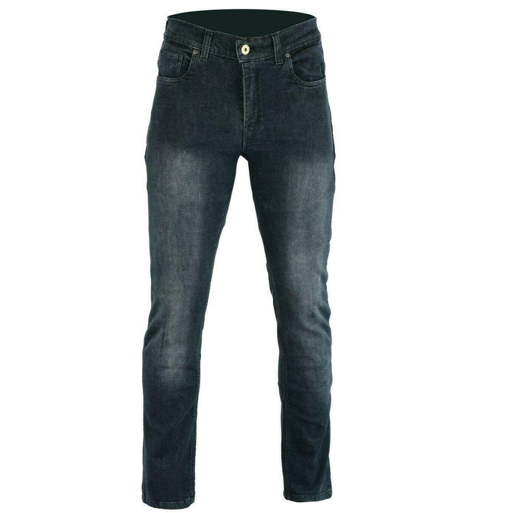 Highway Mens Motorcycle Lined with Kevlar Jeans Grey