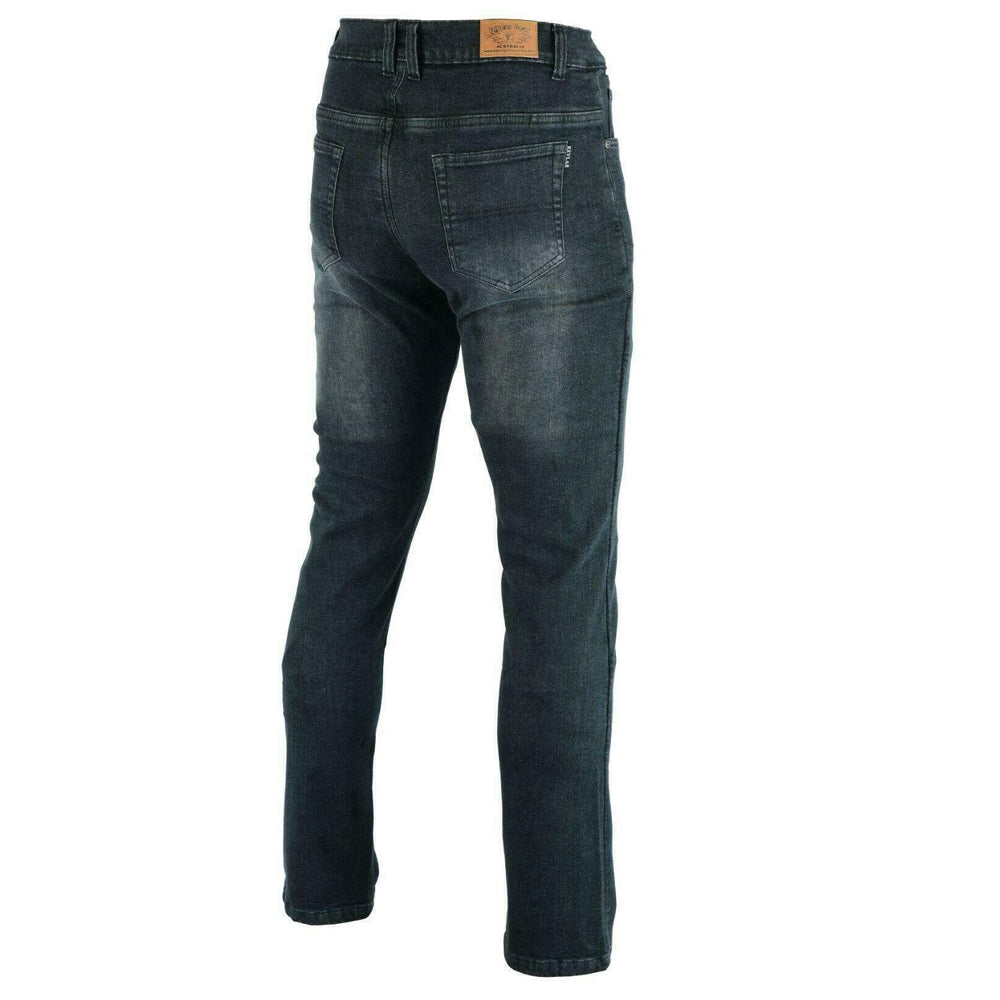 Highway Mens Motorcycle Lined with Kevlar Jeans Grey