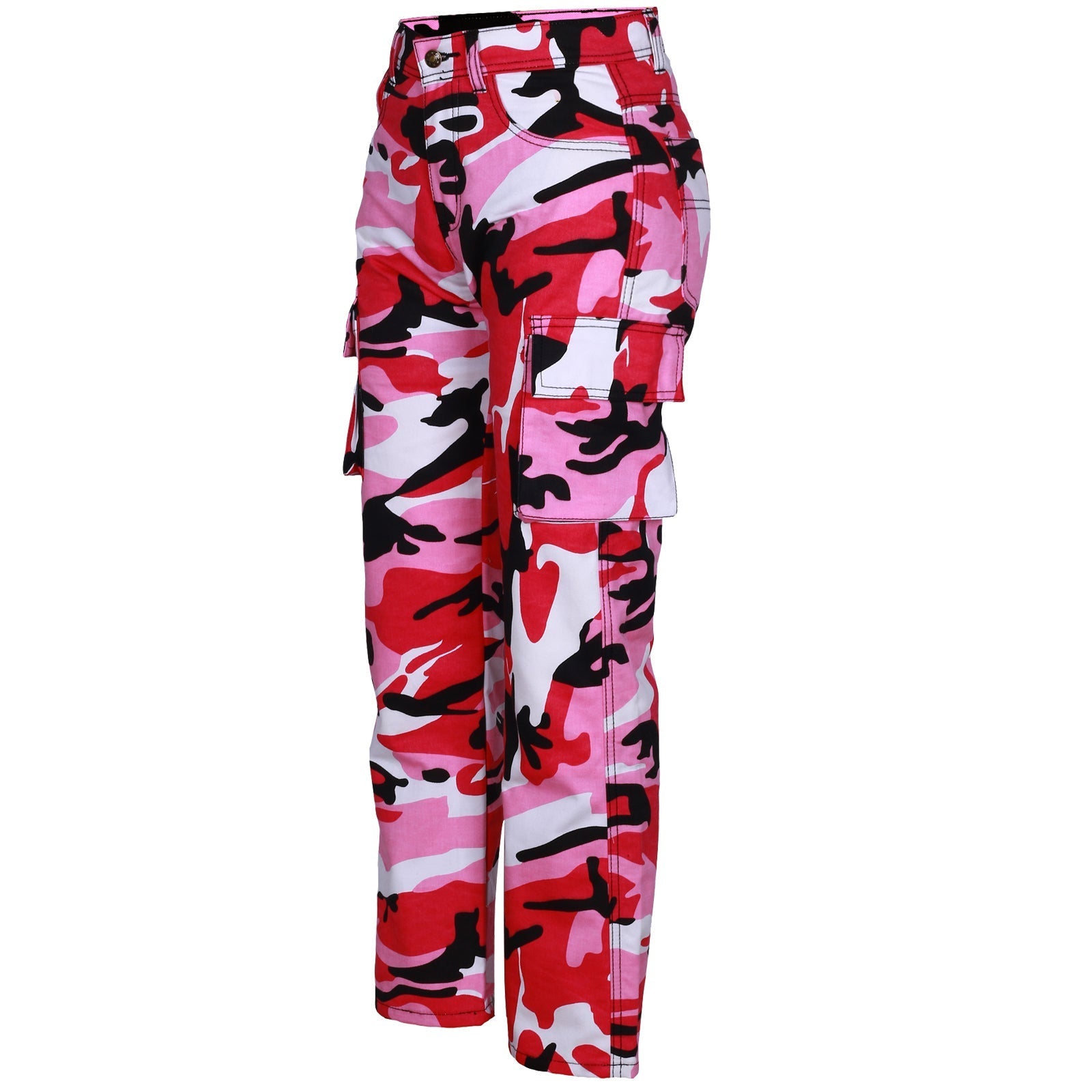 Robin Women Motorcycle Lined with Kevlar Cargo Pants Pink