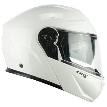 CGM 569A C-Max Mono Modular Motorcycle Helmet White