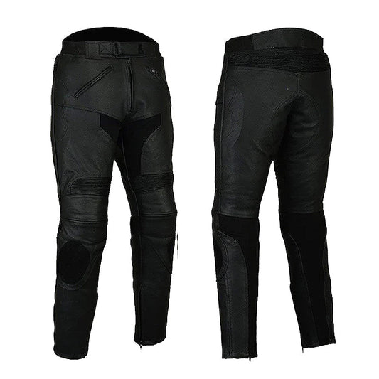 Mens Motorcycle Vector Leather Pants Removable armour