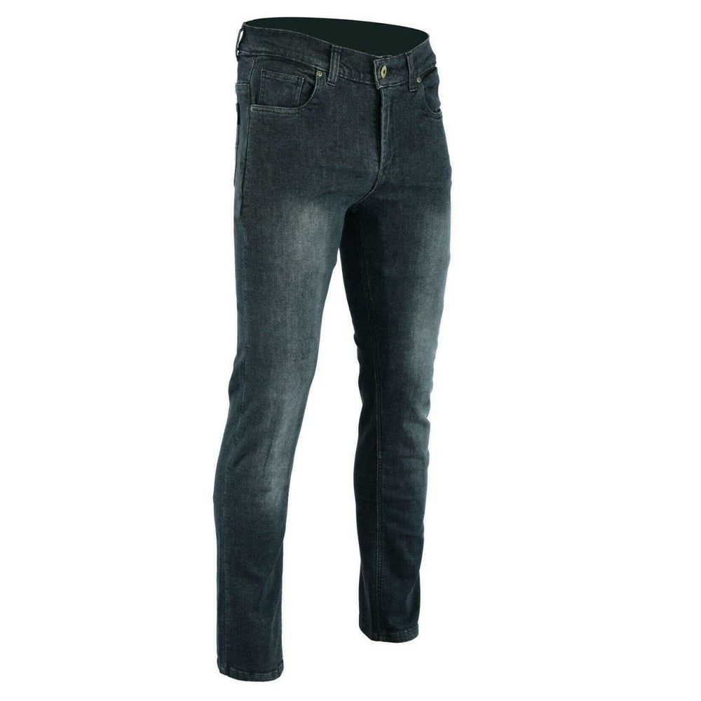 Highway Mens Motorcycle Lined with Kevlar Jeans Grey