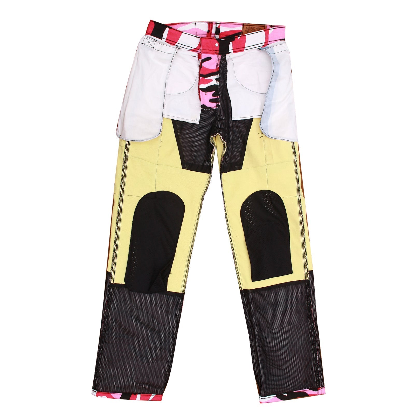 Robin Women Motorcycle Lined with Kevlar Cargo Pants Pink