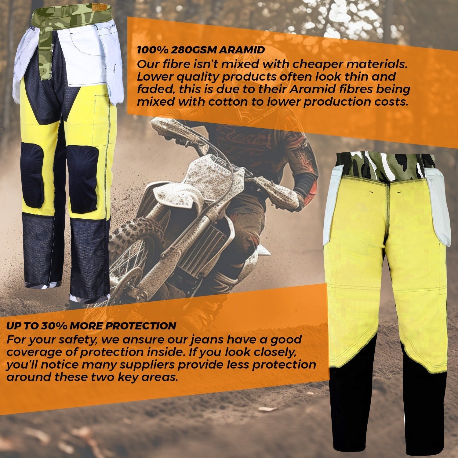 Robin Women Motorcycle Lined with Kevlar Cargo Pants Grey