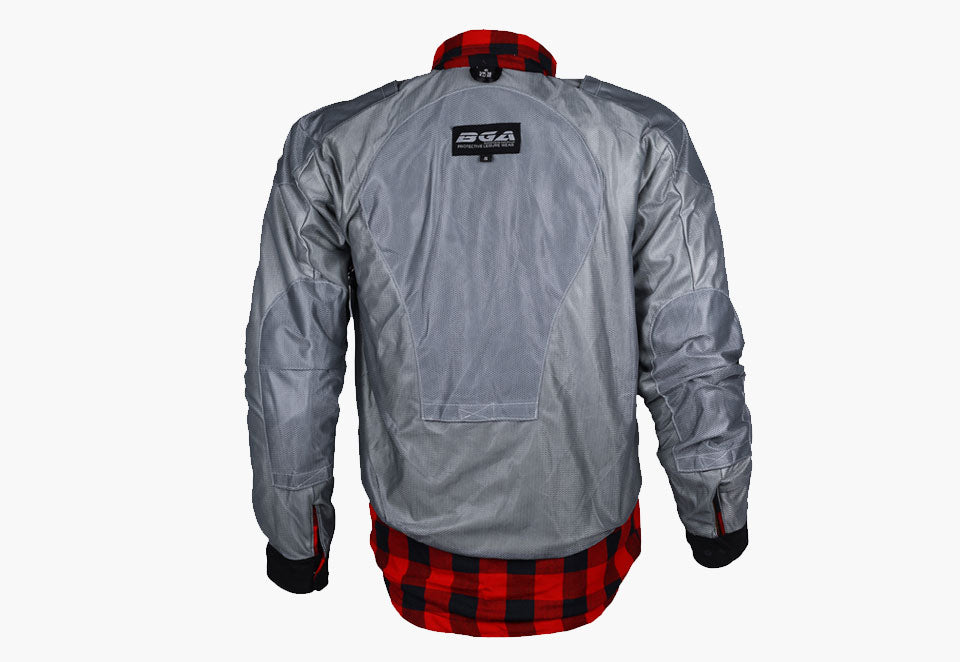 Mens Motorcycle Exo Protective Kevlar Flannel Shirts