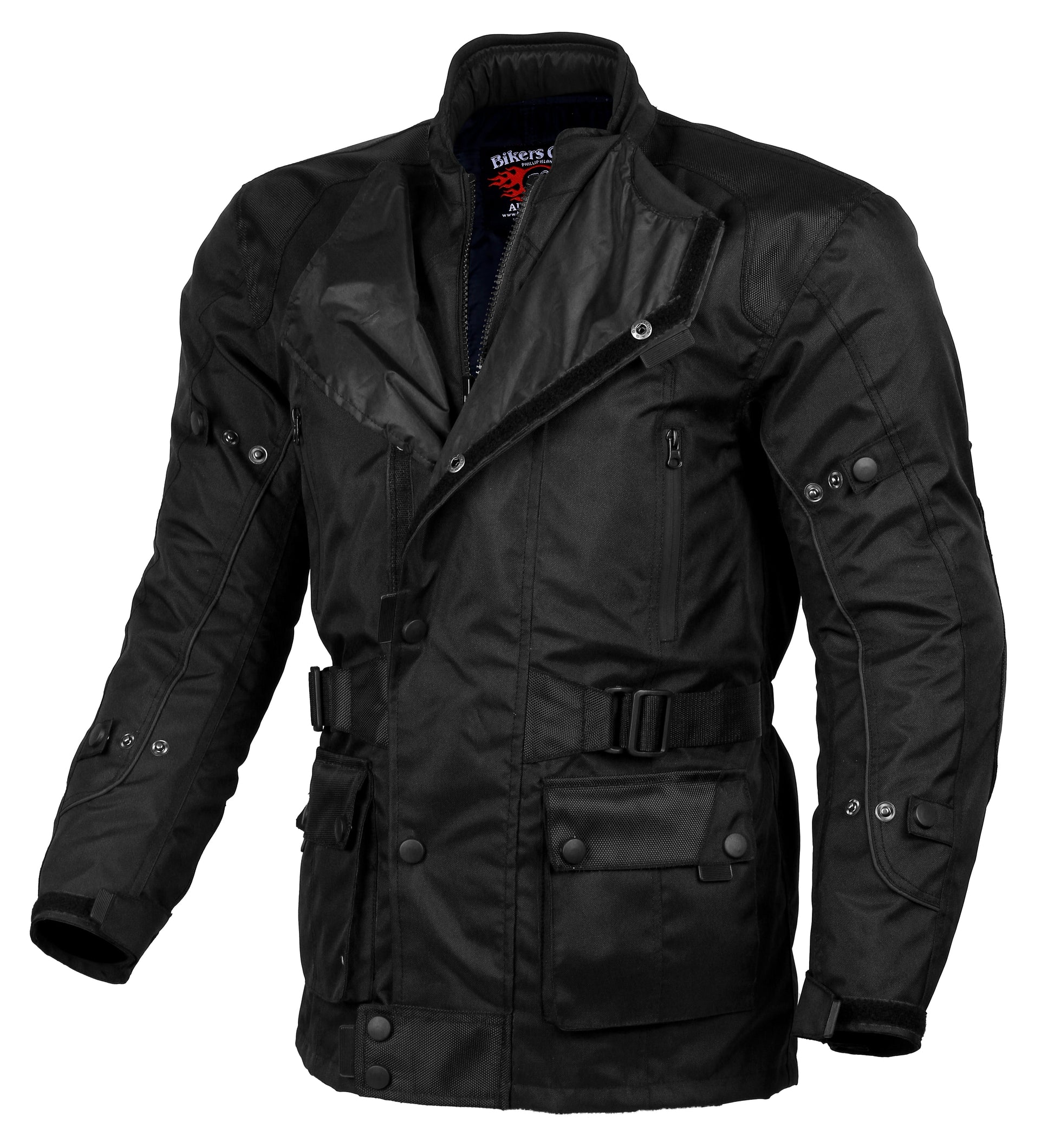 Bikers Gear Australia Avalanche WP Cordura Textile Jacket Black - Premium Men Cordura Jackets - Just £68.98! Shop now at Australian Bikers Gear