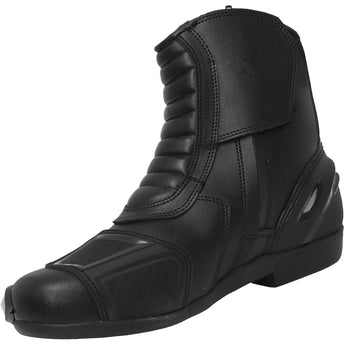 Motorcycle Sports Leather Boots Adventure Short Ankle Shoes