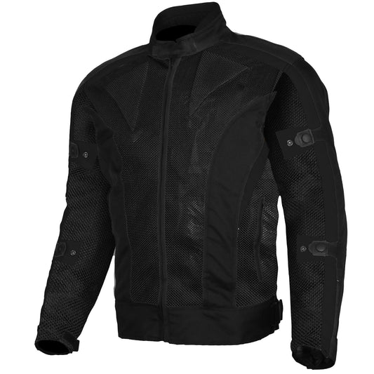 Bikers Gear Australia Chicane Summer Mesh Jacket Black - Premium Men Cordura Jackets - Just £58.99! Shop now at Australian Bikers Gear