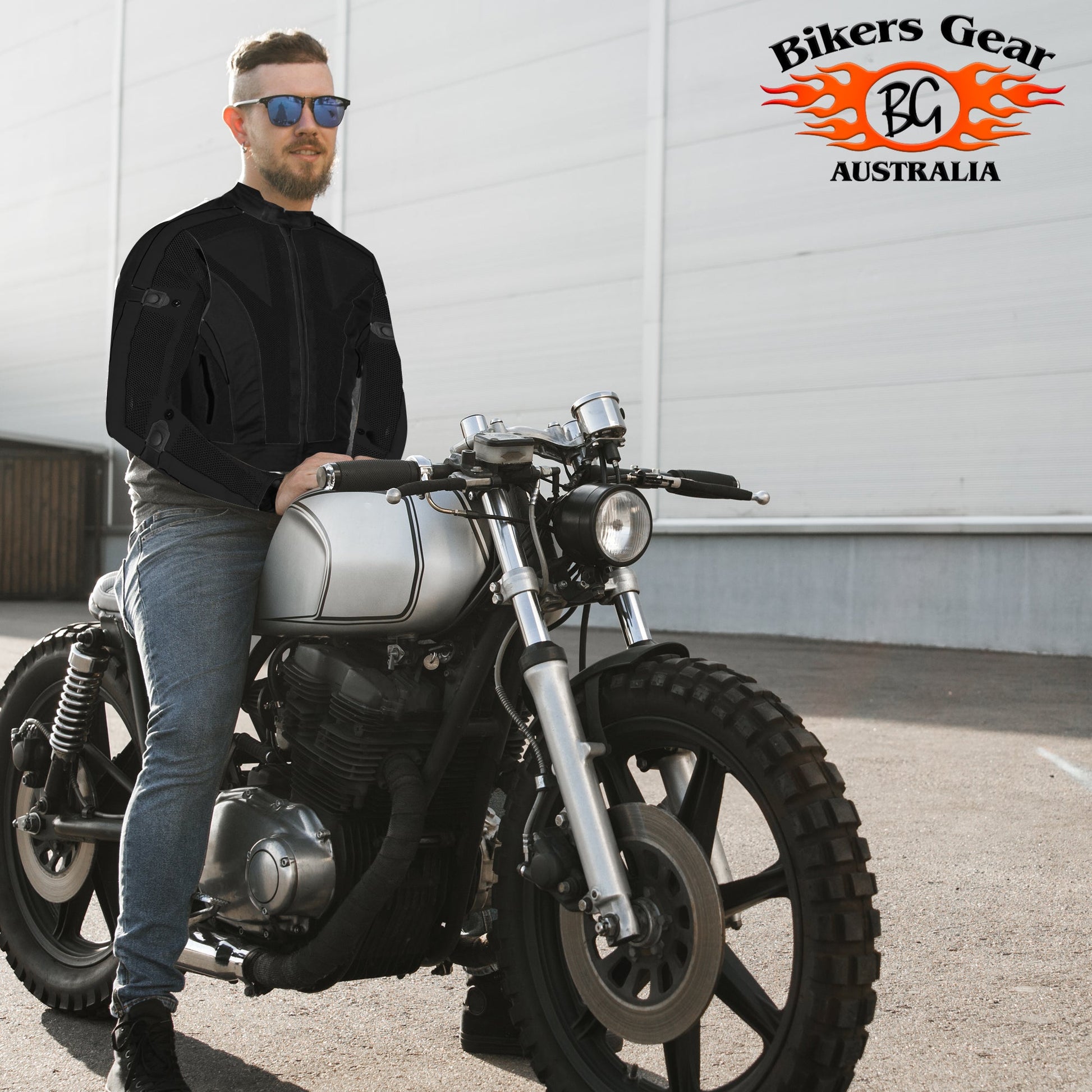 Bikers Gear Australia Chicane Summer Mesh Jacket Black - Premium Men Cordura Jackets - Just £58.99! Shop now at Australian Bikers Gear