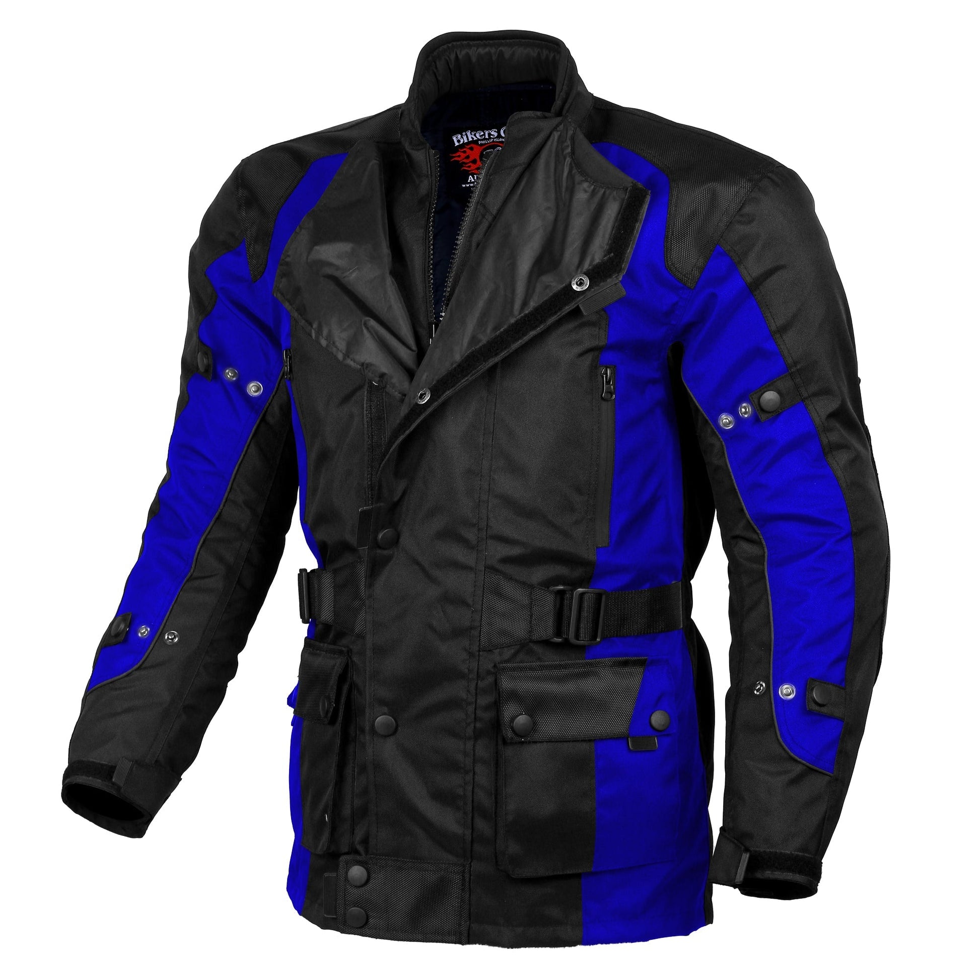 Bikers Gear Australia Avalanche WP Cordura Textile Jacket Blue - Premium Men Cordura Jackets - Just £68.98! Shop now at Australian Bikers Gear