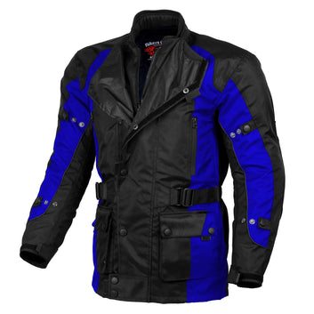 Bikers Gear Australia Avalanche WP Cordura Textile Jacket Blue - Premium Men Cordura Jackets - Just £68.98! Shop now at Australian Bikers Gear