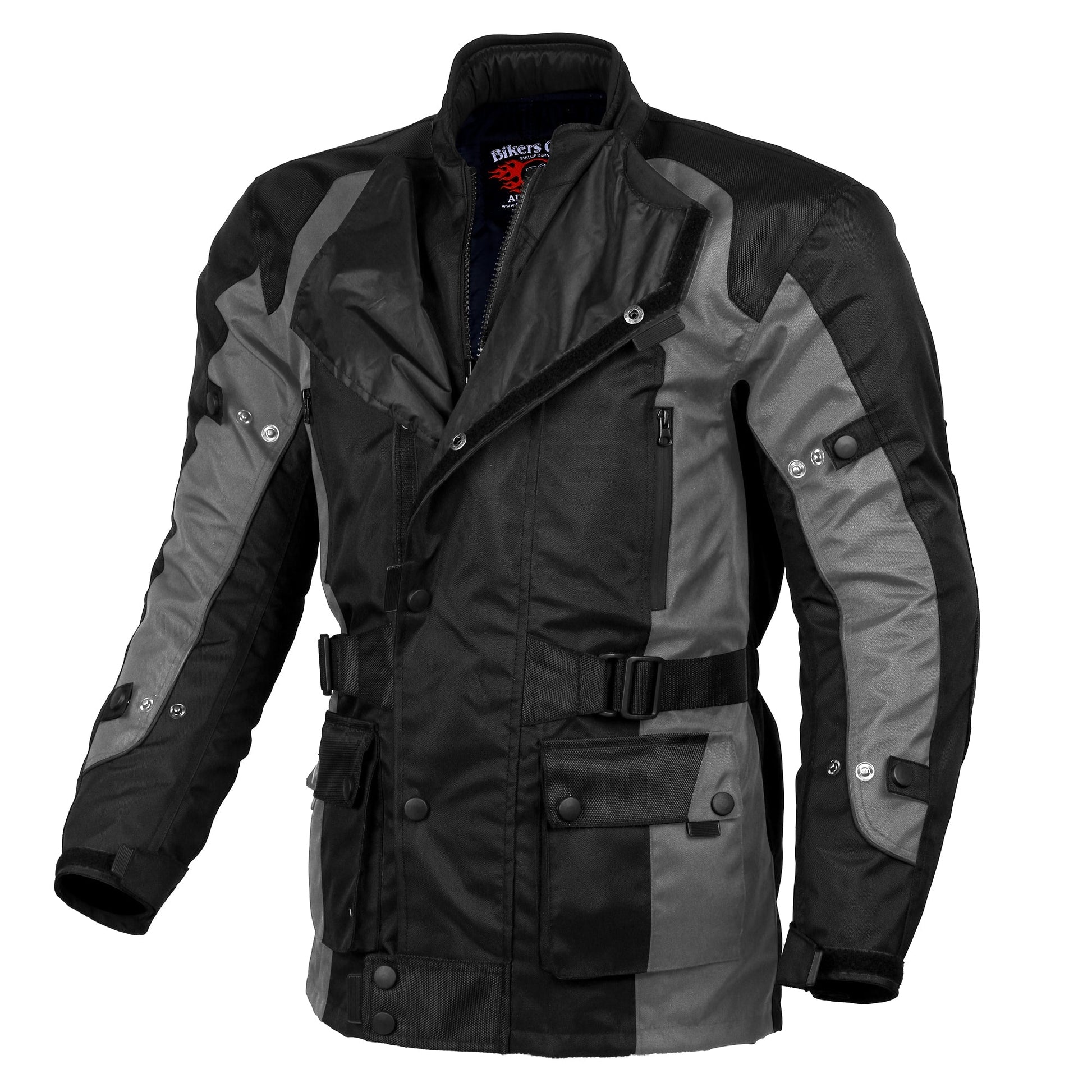 Bikers Gear Australia Avalanche WP Cordura Textile Jacket Grey - Premium Men Cordura Jackets - Just £68.98! Shop now at Australian Bikers Gear
