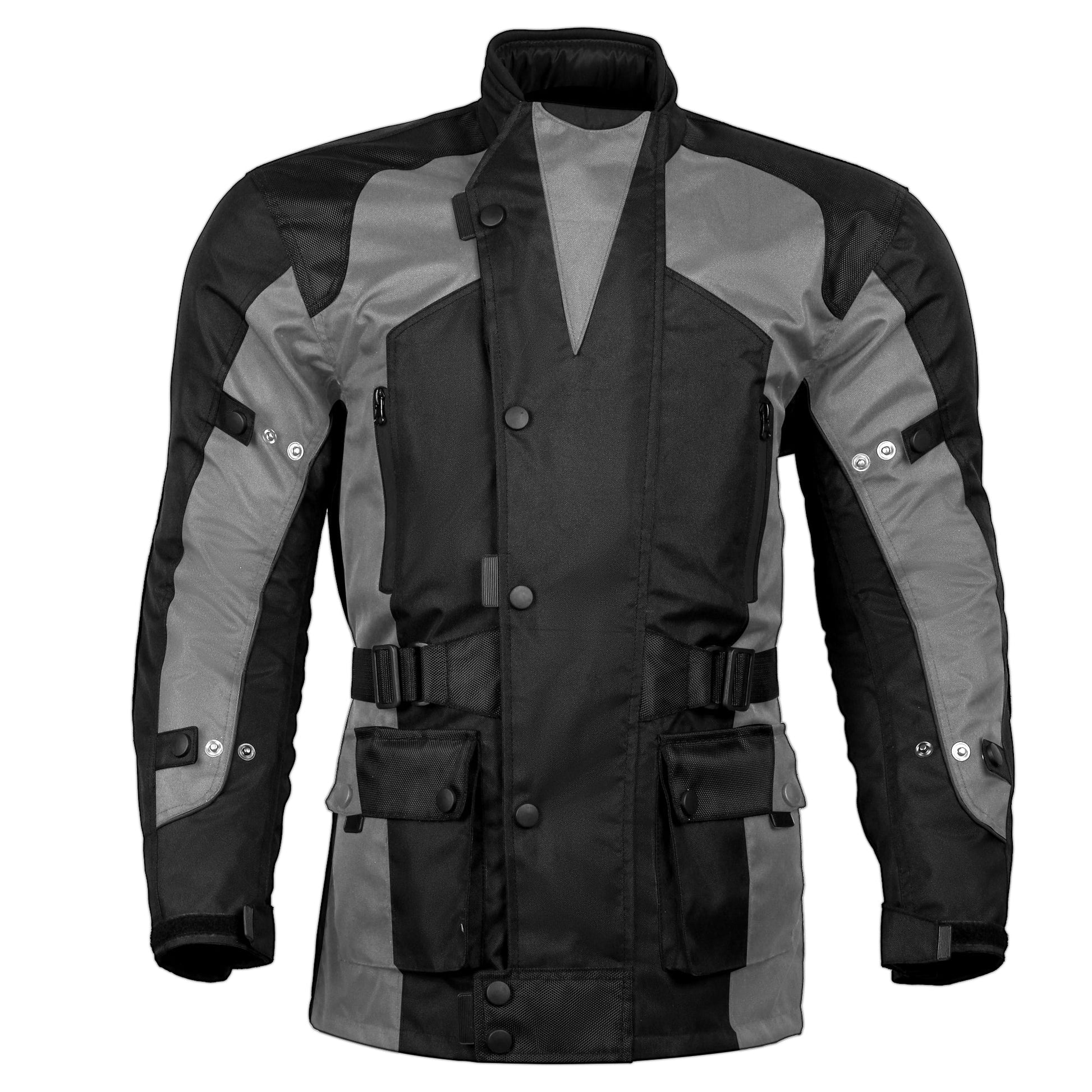 Bikers Gear Australia Avalanche WP Cordura Textile Jacket Grey - Premium Men Cordura Jackets - Just £68.98! Shop now at Australian Bikers Gear