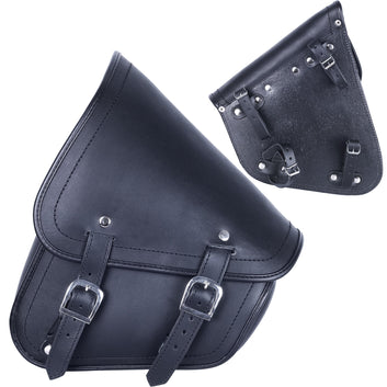 Bikers Gear Australia Motorbike Cruiser Harley Style Leather Swingarm Softail Solo Bag