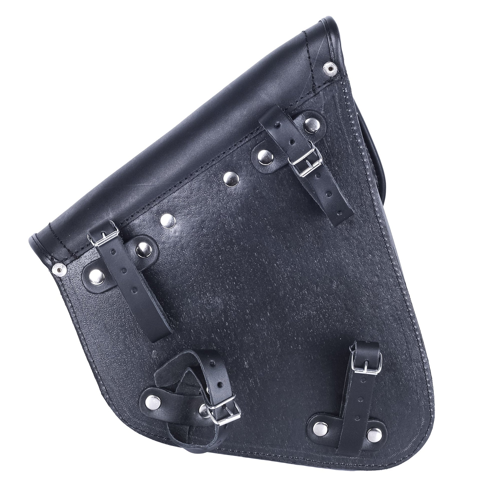 Bikers Gear Australia Motorbike Cruiser Harley Style Leather Swingarm Softail Solo Bag