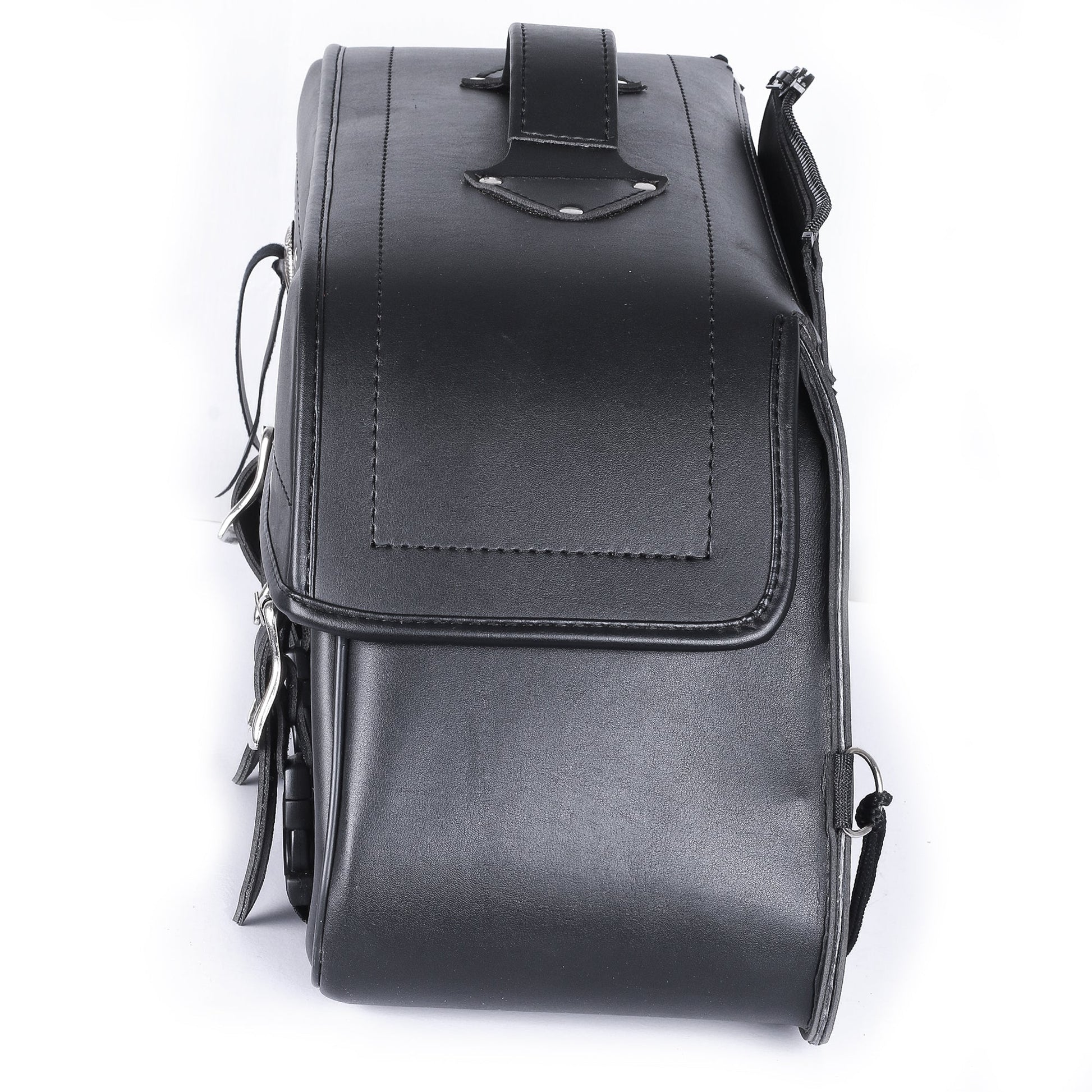 Bikers Gear Australia Fender PLAIN Leather Motorcycle Saddlebag