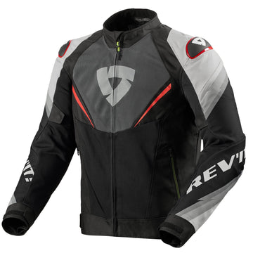 Motorcycle Quantum 3 Air Cordura Jacket Grey Red