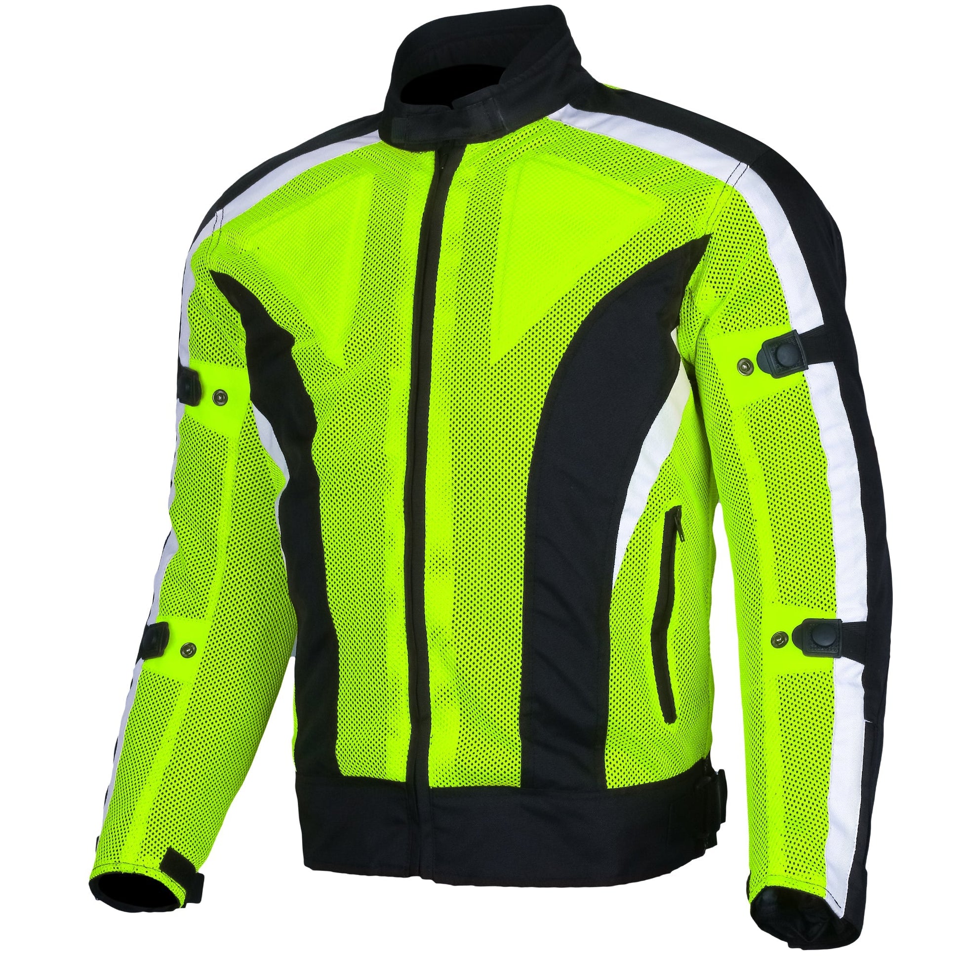 Bikers Gear Australia Chicane Summer Mesh Jacket Black/Green - Premium Men Cordura Jackets - Just £58.99! Shop now at Australian Bikers Gear