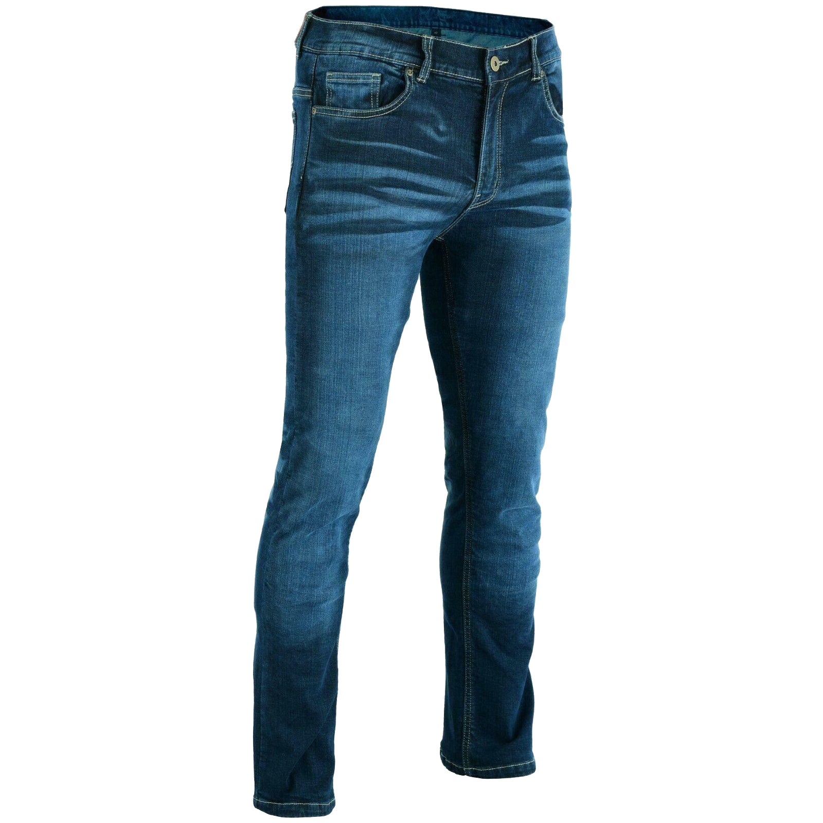 Highway Mens Motorcycle Stretch Lined with Kevlar Jeans Blue