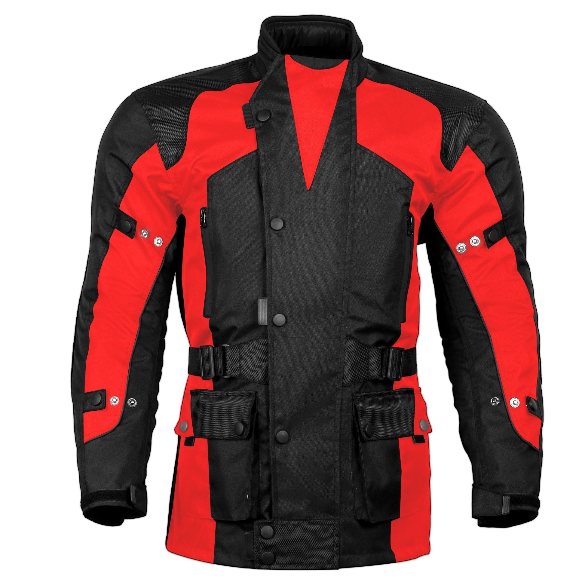 Bikers Gear Australia Avalanche WP Cordura Textile Jacket Red - Premium Men Cordura Jackets - Just £68.98! Shop now at Australian Bikers Gear
