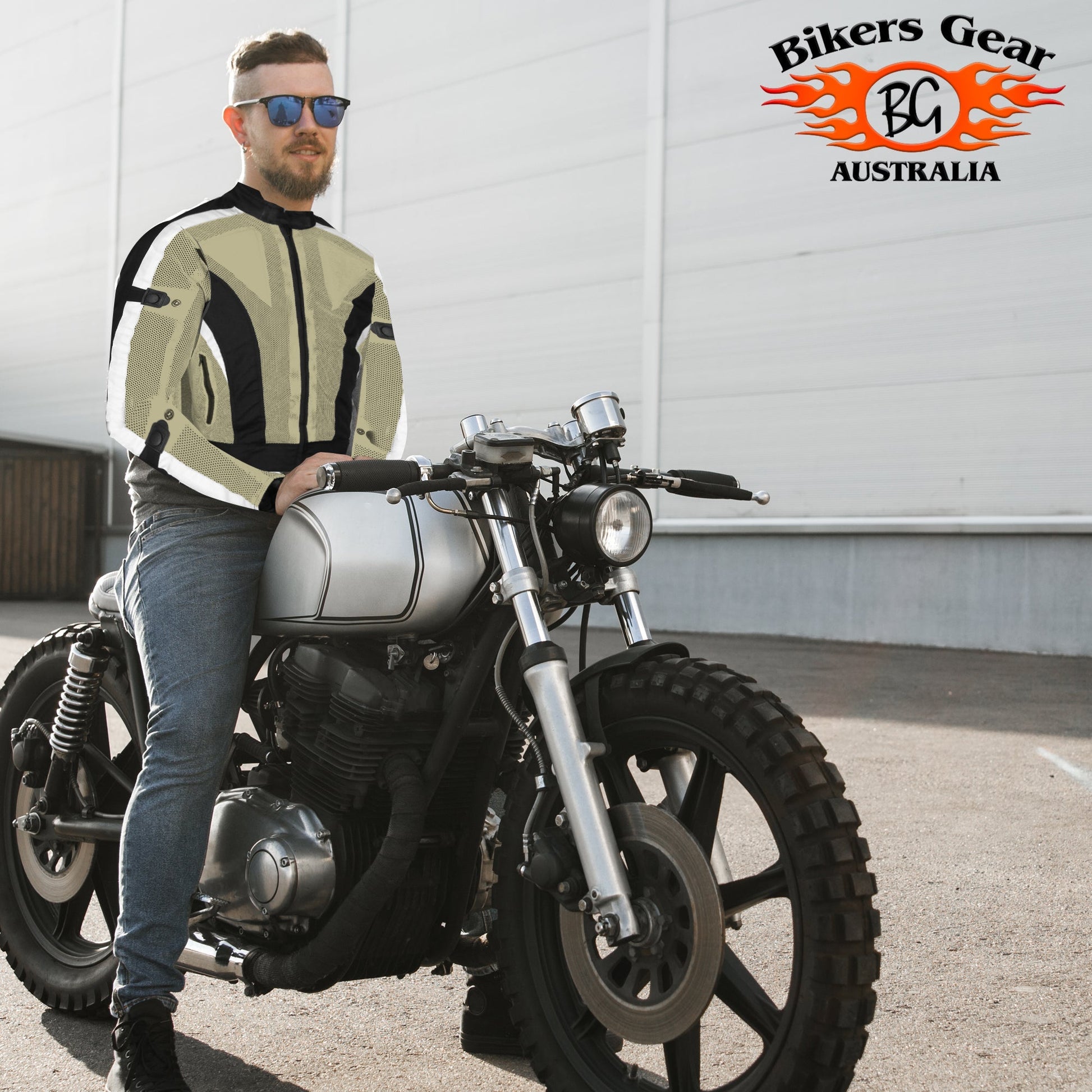 Bikers Gear Australia Chicane Summer Mesh Jacket Black/Grey - Premium Men Cordura Jackets - Just £58.99! Shop now at Australian Bikers Gear
